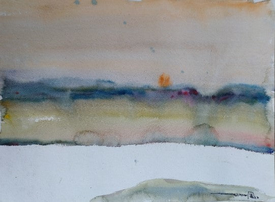 Sunset from the Bank of Shomeswary